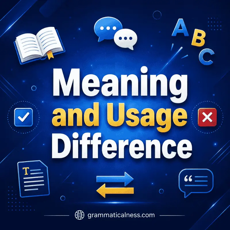 Meaning and Usage Difference