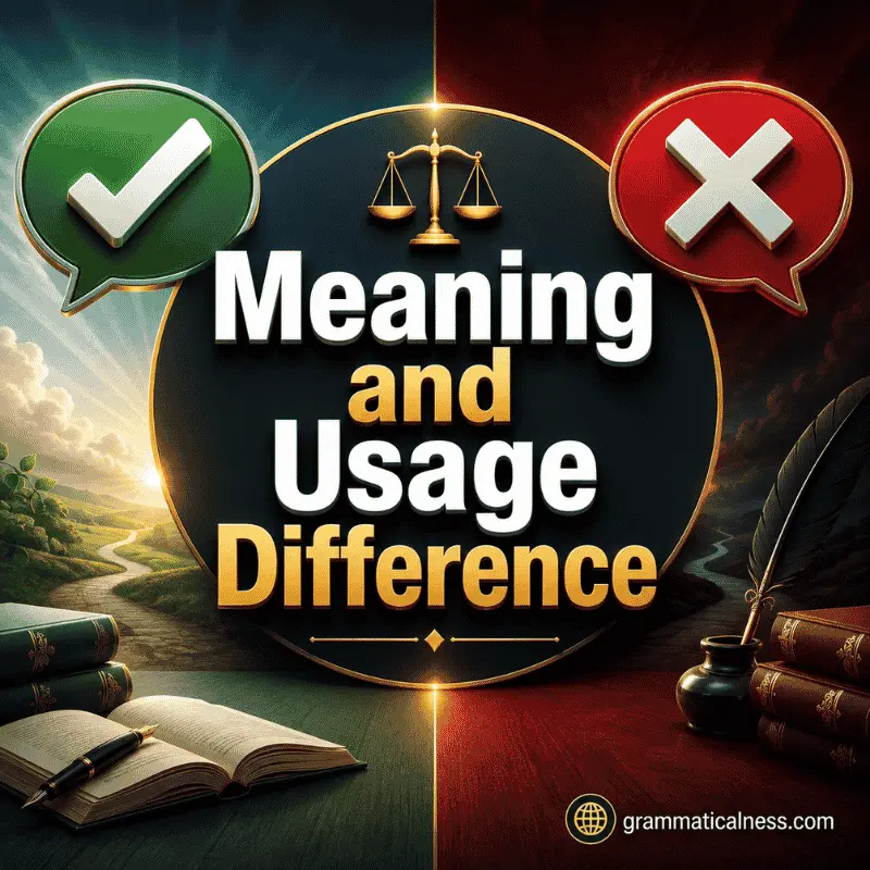 Meaning and Usage Difference