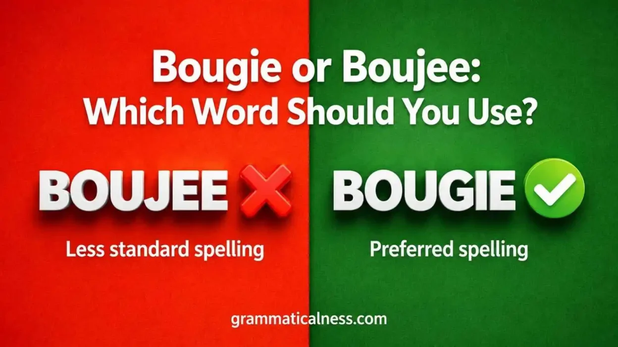 Bougie or Boujee