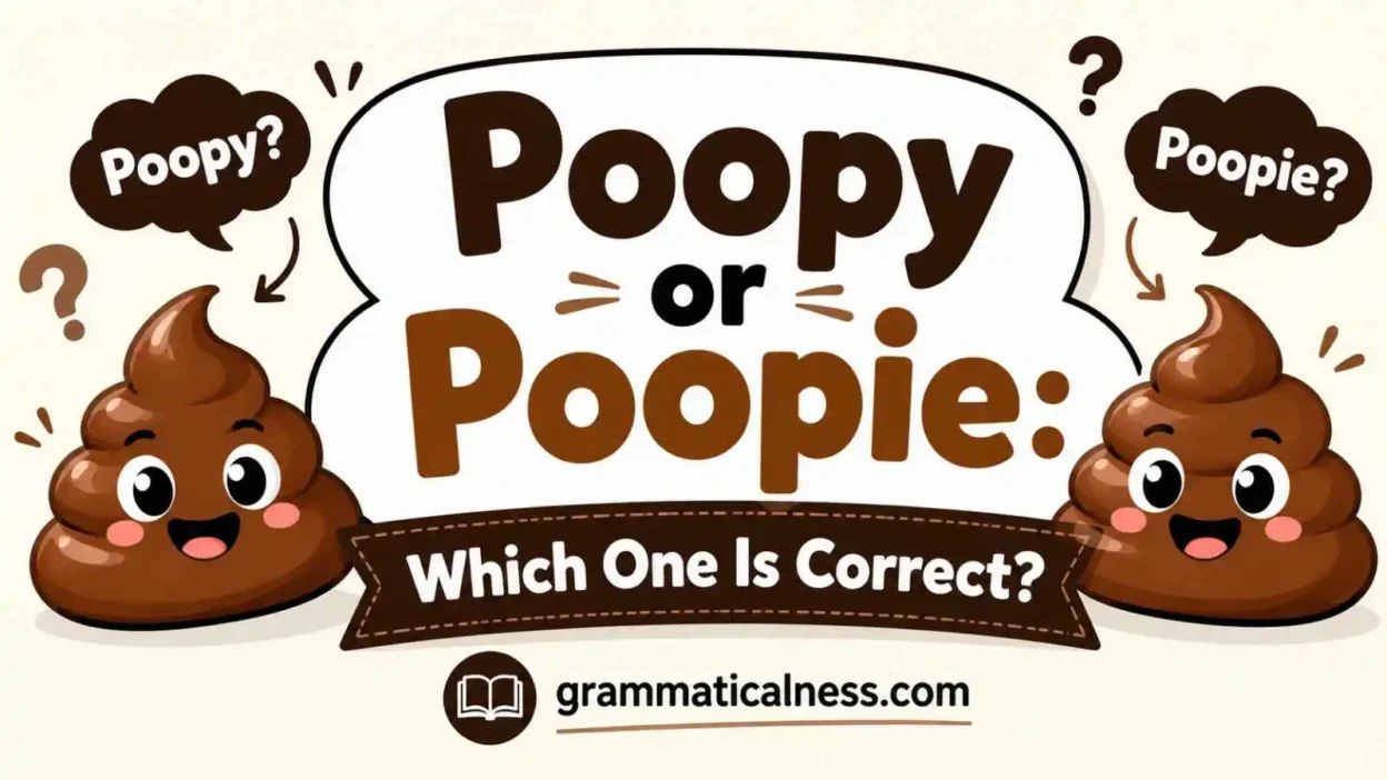 Poopy or Poopie