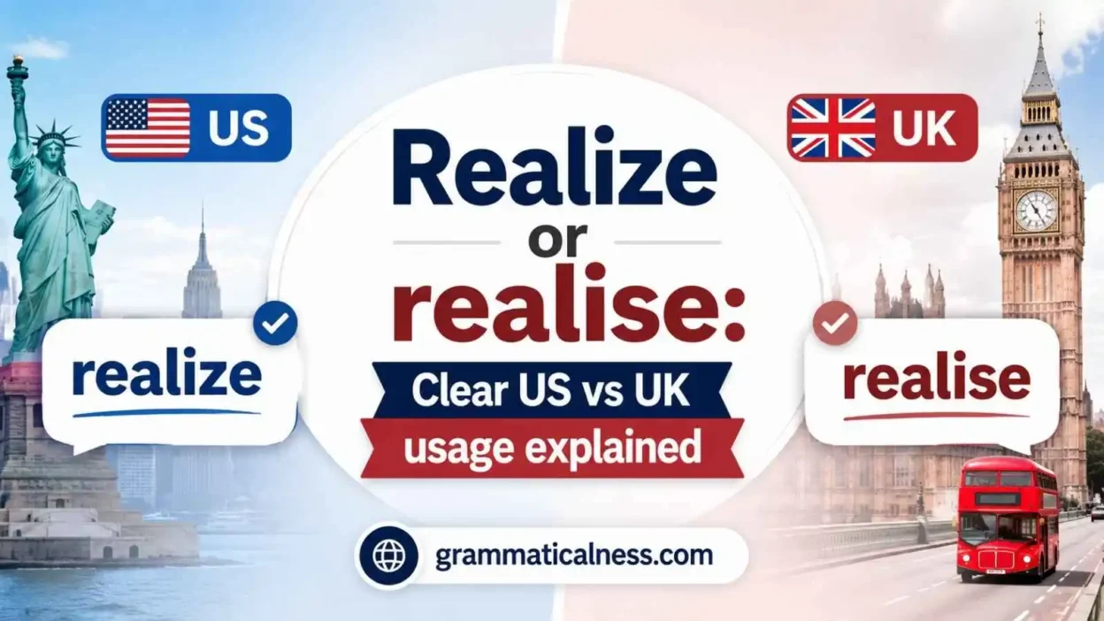 Realize or realise