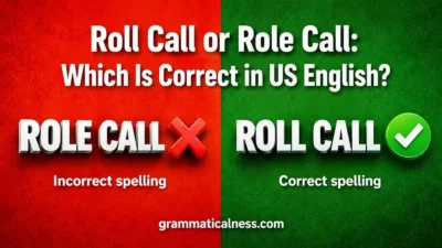 Roll Call or Role Call