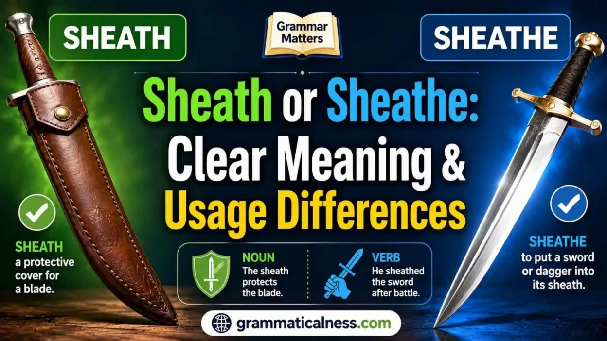Sheath or Sheathe