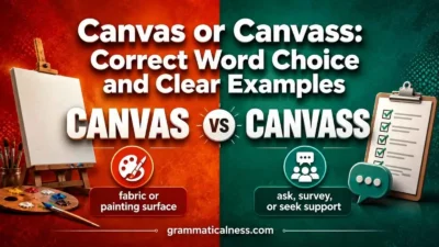 Canvas or Canvass