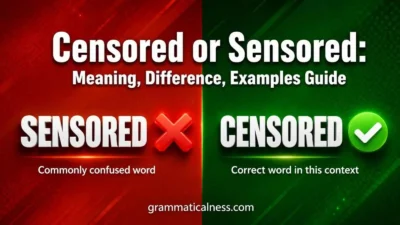 Censored or Sensored