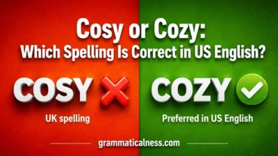 Cosy or Cozy