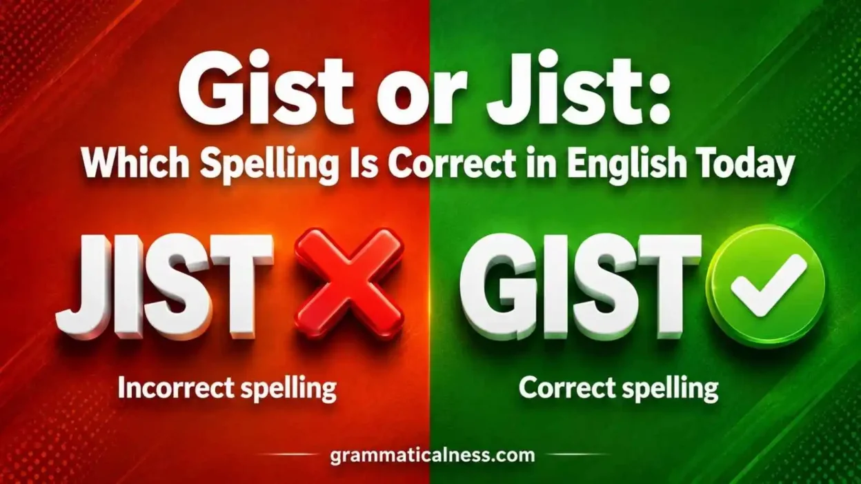 Gist or Jist