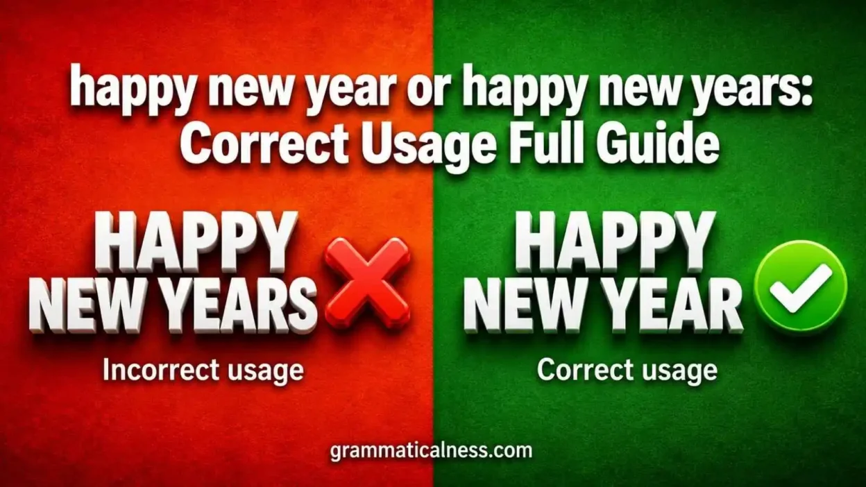 happy new year or happy new years