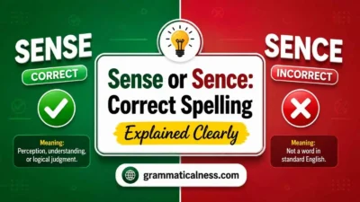 Sense or Sence
