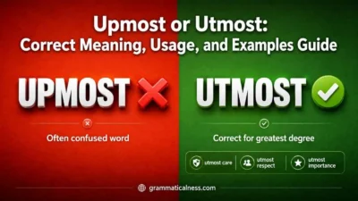 Upmost or Utmost