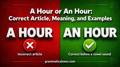 A Hour or An Hour
