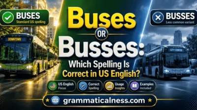 Buses or Busses