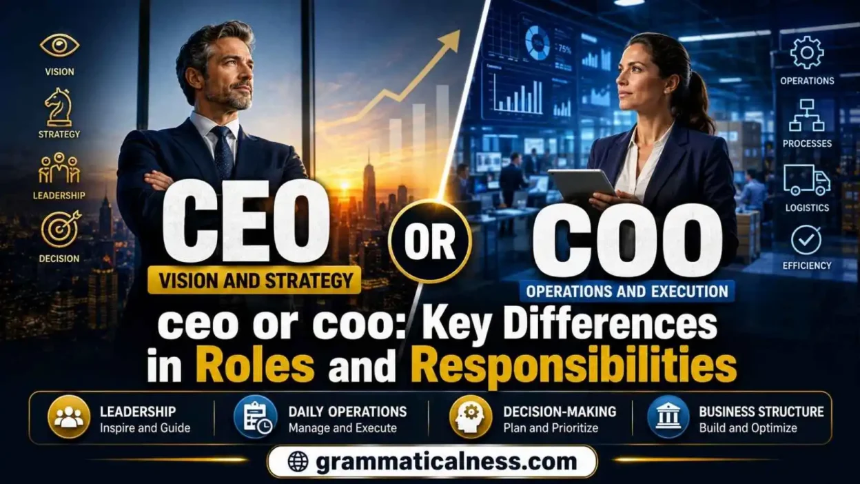 ceo or coo