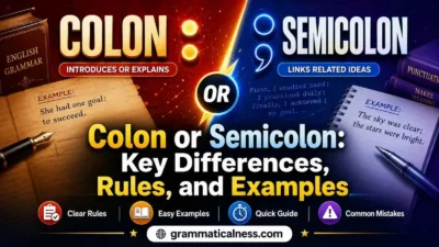 Colon or Semicolon
