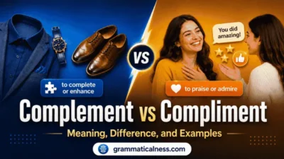 Complement vs Compliment