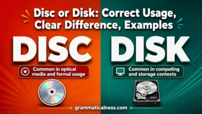 Disc or Disk