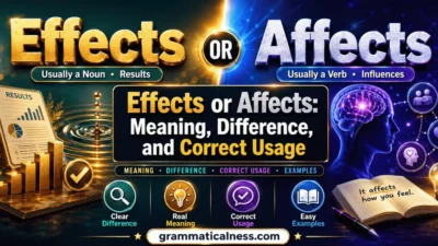 Effects or Affects