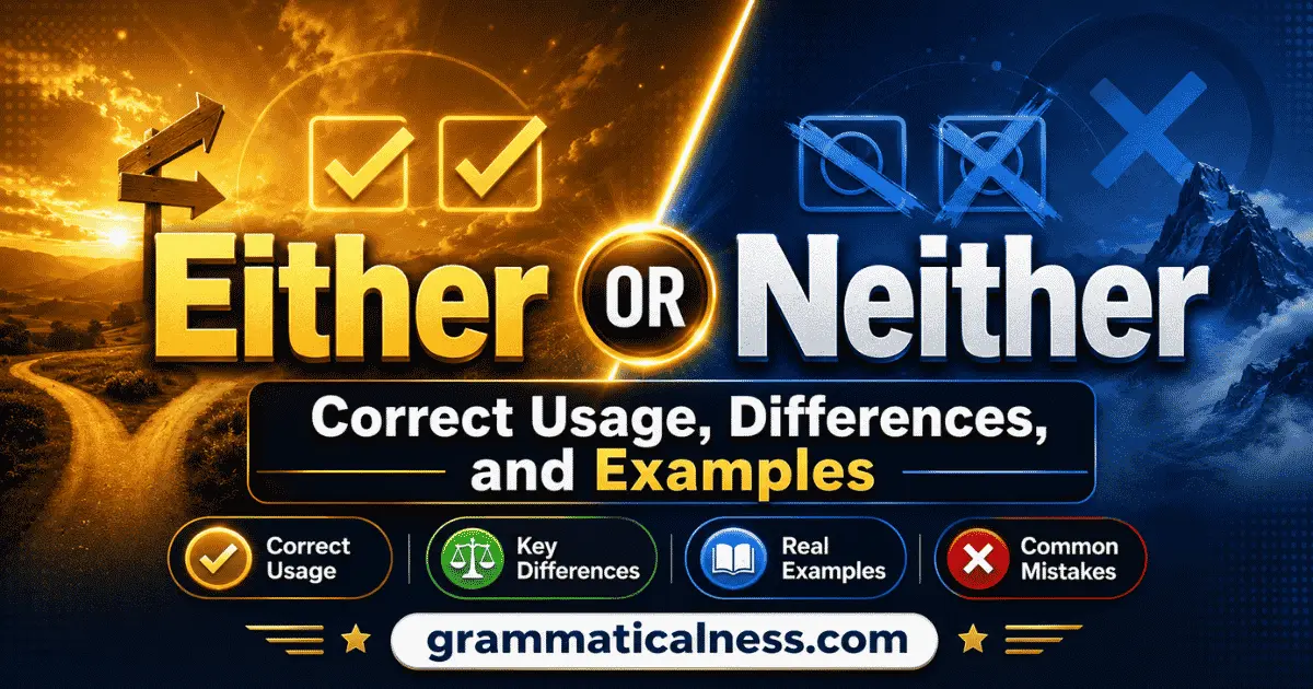 Either or Neither