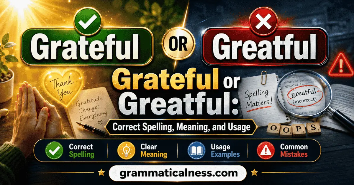 Grateful or Greatful