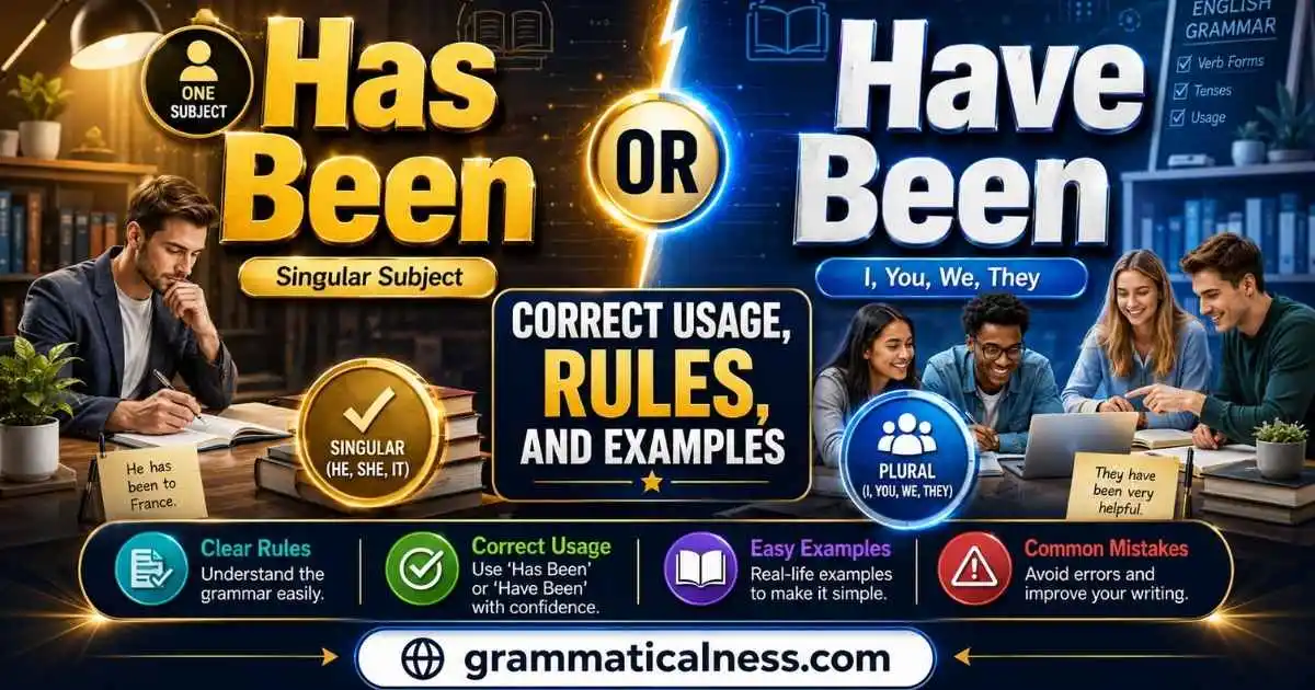 Has Been or Have Been