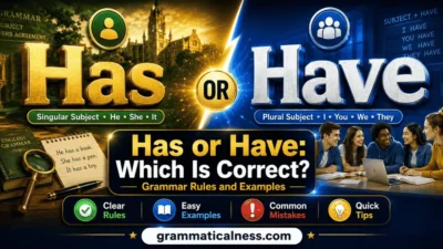 Has or Have