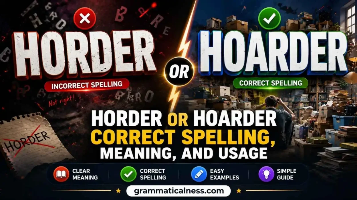 Horder or Hoarder
