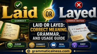 Laid or Layed