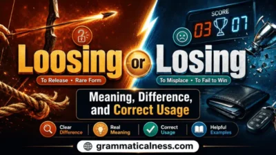 Loosing or Losing