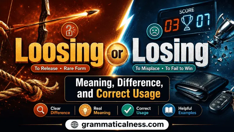 Loosing or Losing