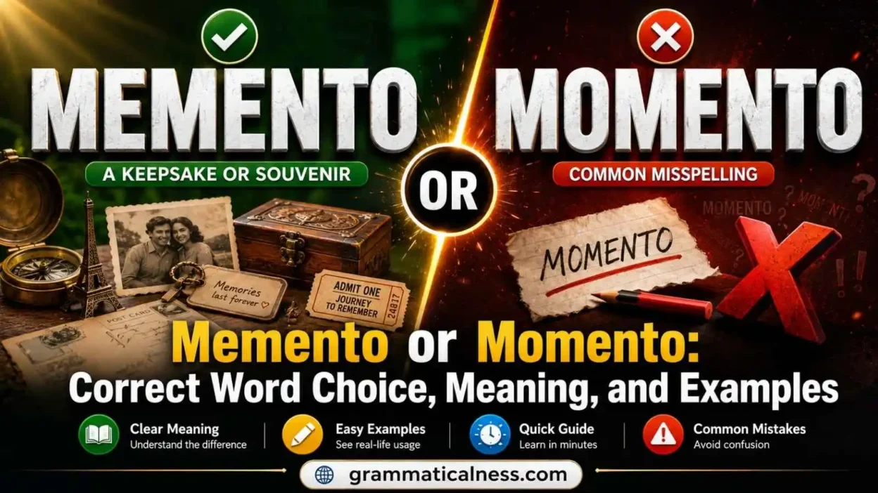 Memento or Momento