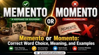Memento or Momento