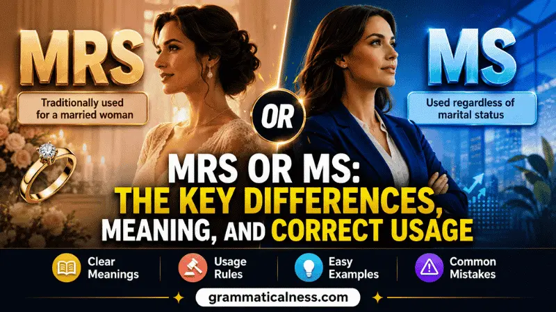 Mrs or Ms