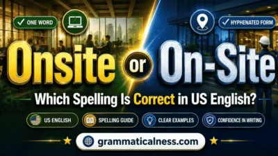 Onsite or On-Site