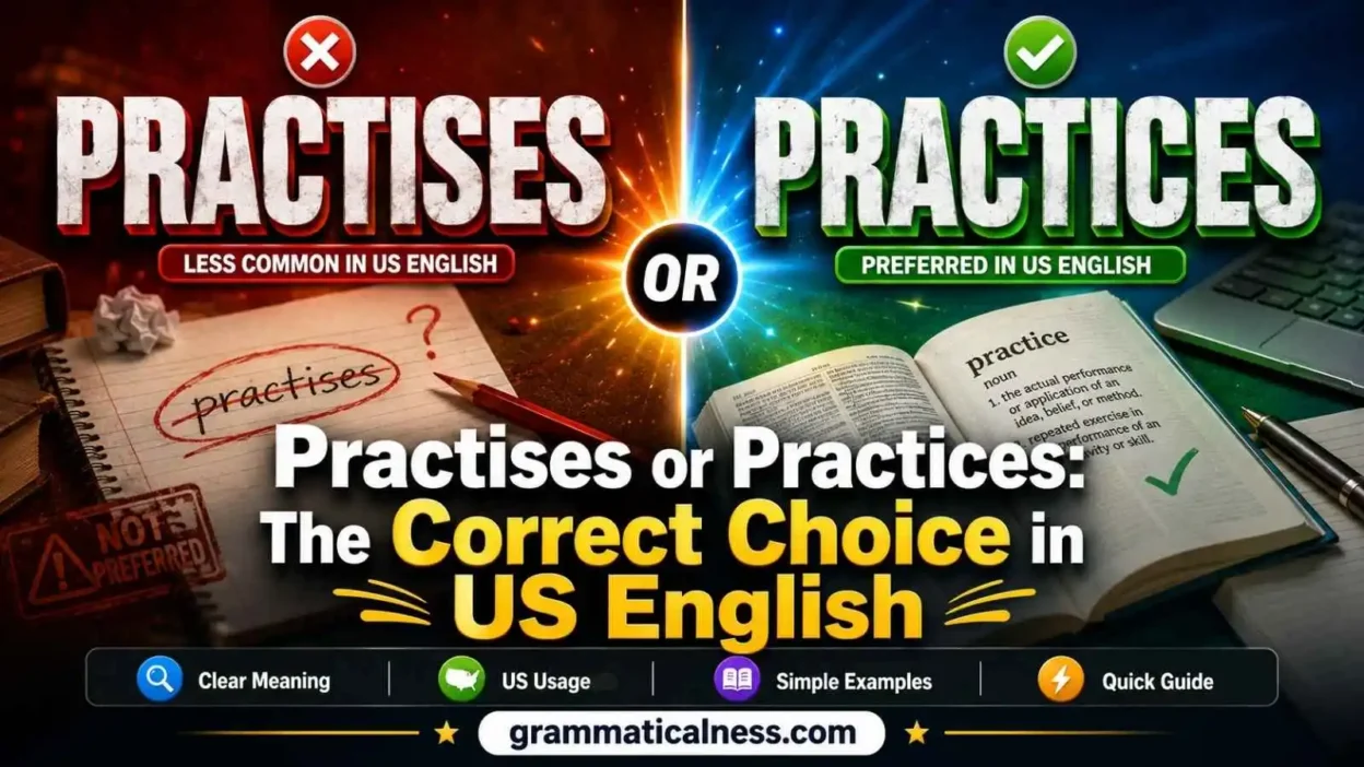 Practises or Practices