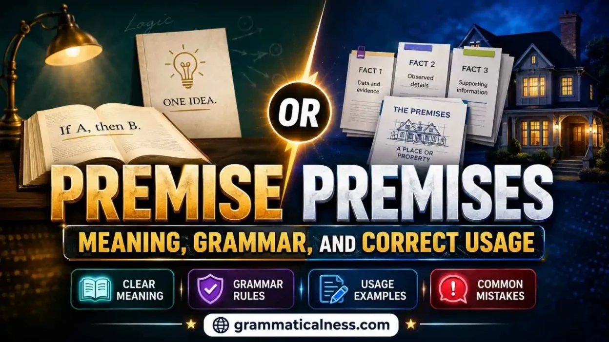 Premise or Premises