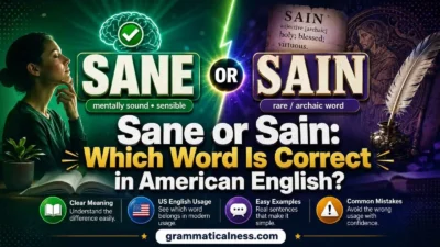 Sane or Sain