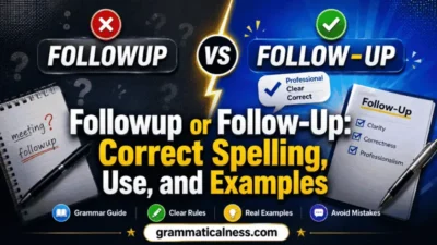 Followup or Follow-Up
