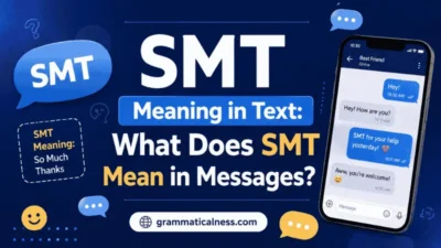 SMT Meaning in Text
